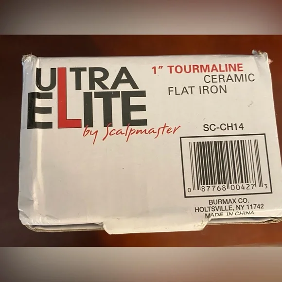 Scalpmaster ultra elite Red tourmaline Ceramic Flat Iron - Picture 5 of 7